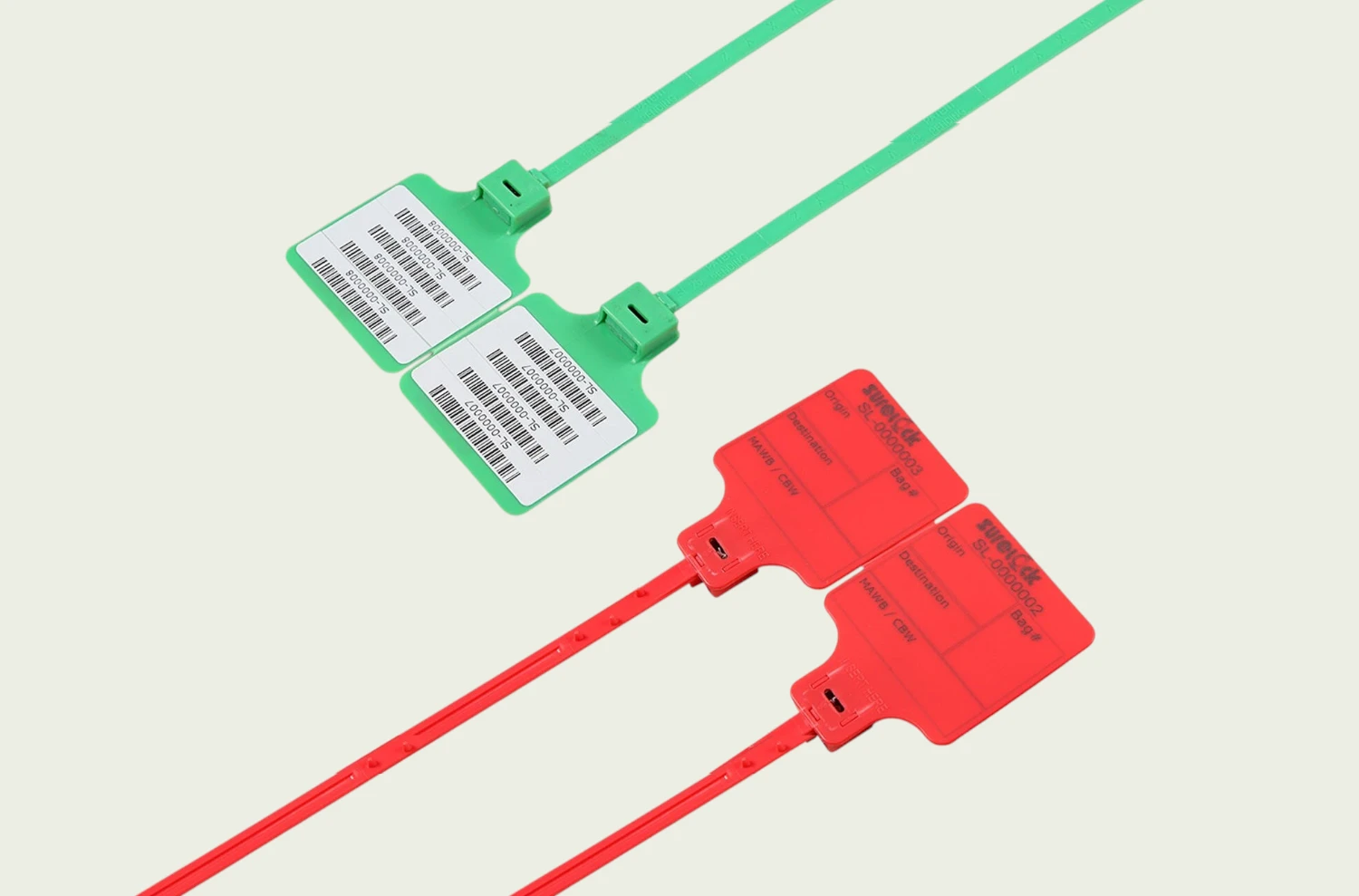 6 Point Lock Metal Lock Security Seal Big Tag Product Image
