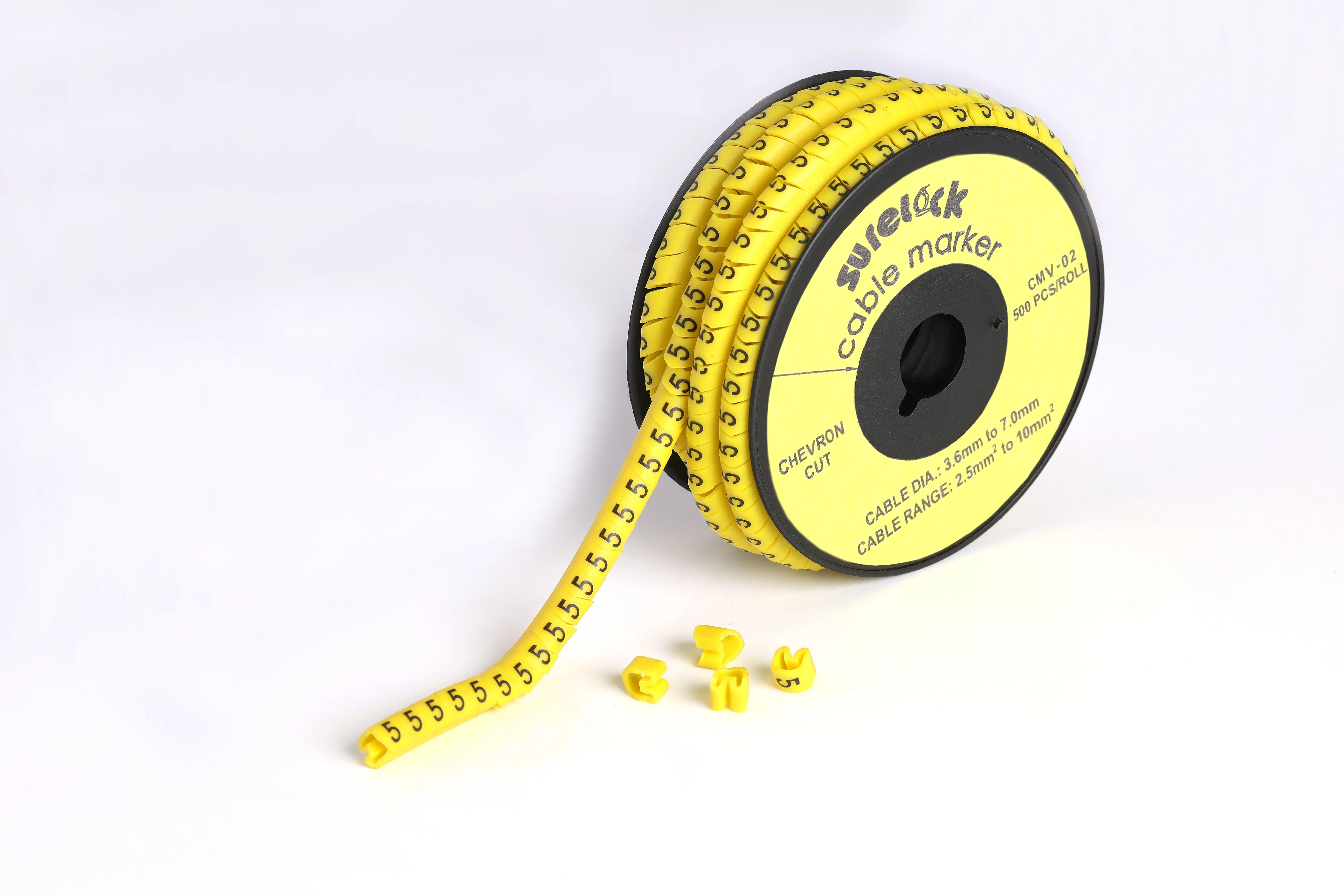 Cable Marker Straight Cut & Chevron Cut for Wire Marking#1.2