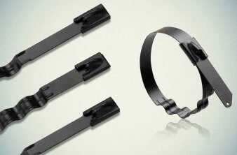 Ball Lock Zigzag Tie Coated for Vibration Applications#1.2