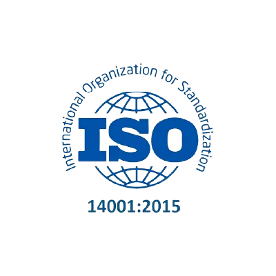 ISO 14001:2015 certified