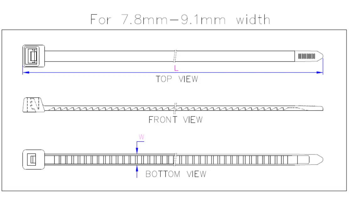 UV Resistant Cable Ties Application