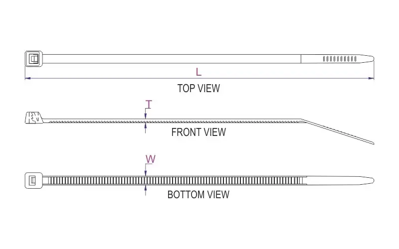 Metal Detectable Cable Ties Application