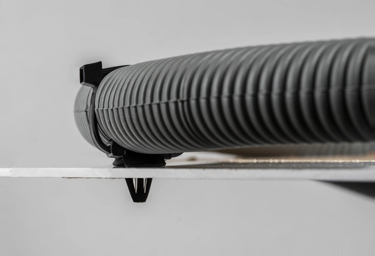 Inside Push Mount Releasable Tie Easy Release Technical Drawing