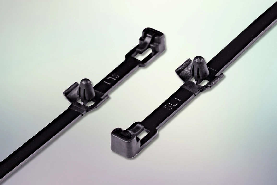 Inside Push Mount Releasable Tie Thumb Release