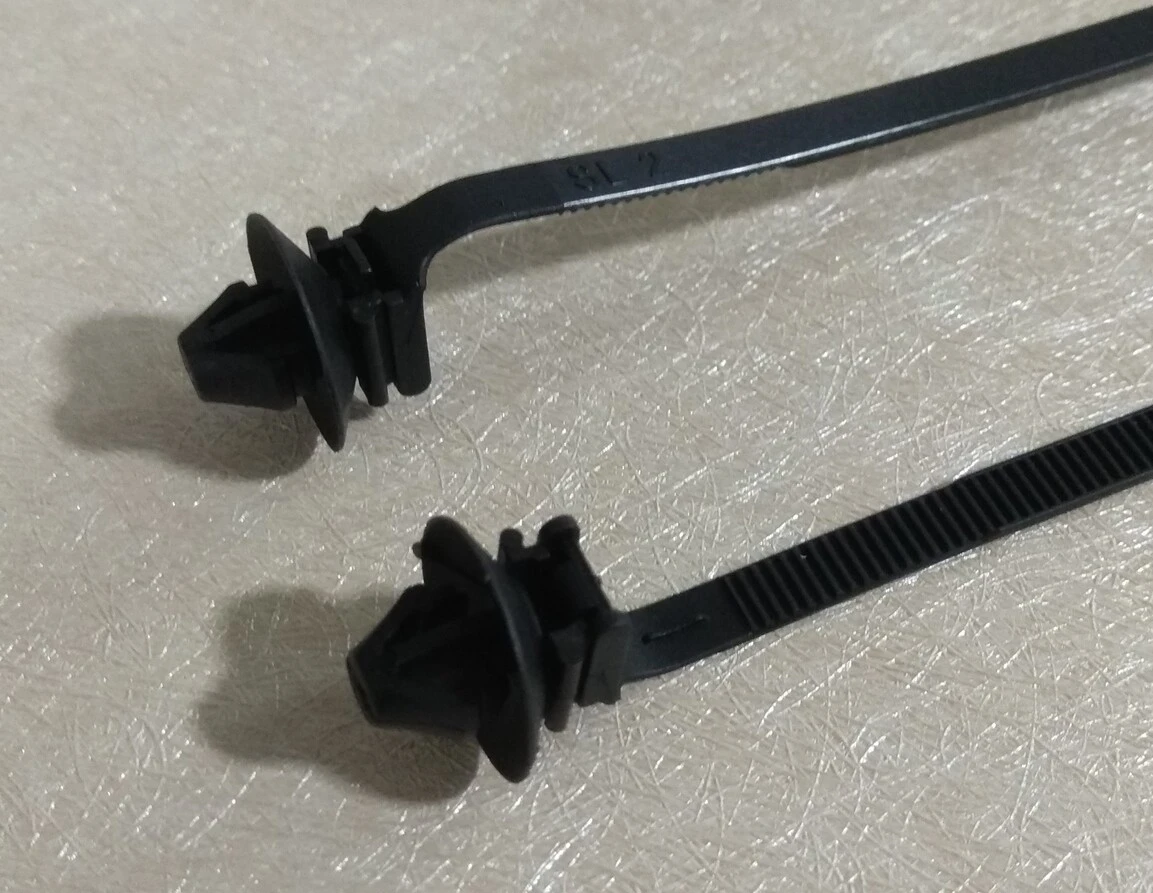 Outside Push Mount Ties Technical Drawing