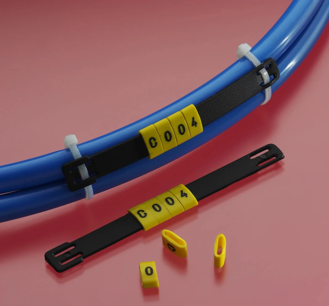 Cable Identification Carrier Strip Technical Drawing