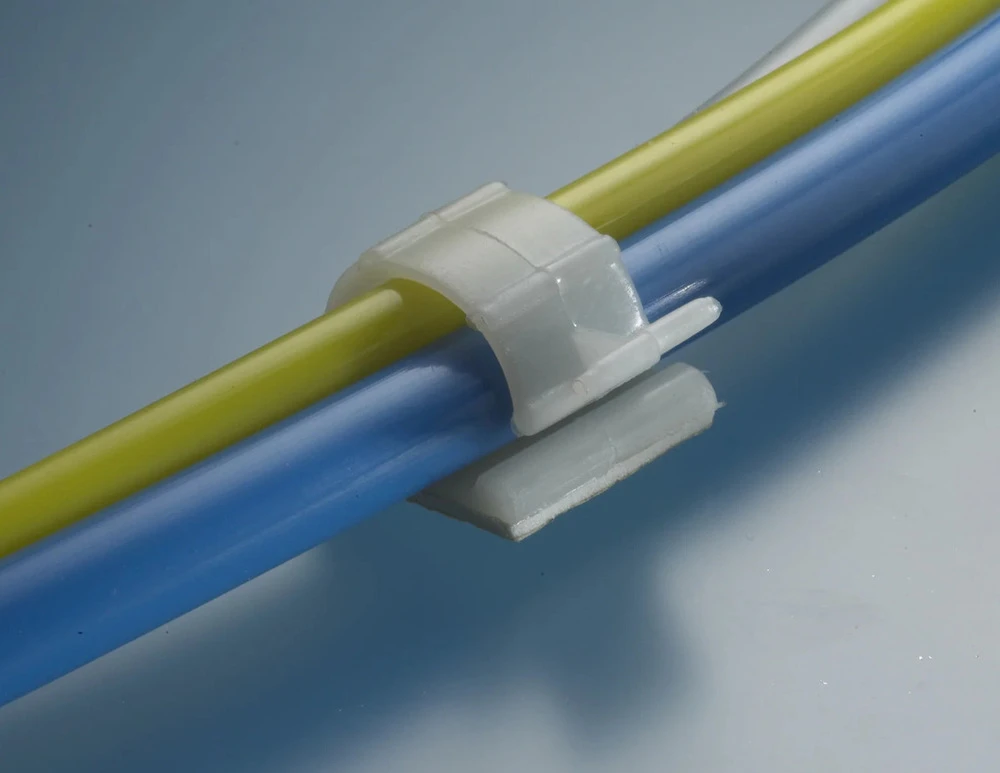 Self Adhesive Round Cable Clamp Technical Drawing