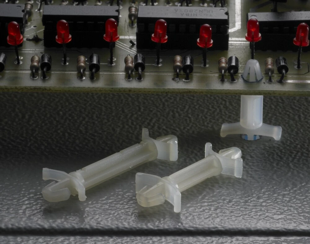 Dual Locking PCB Support Spacer Technical Drawing