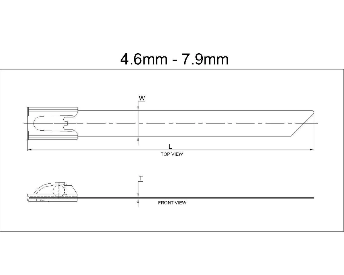 Ball Lock Steel Tie Coated Application
