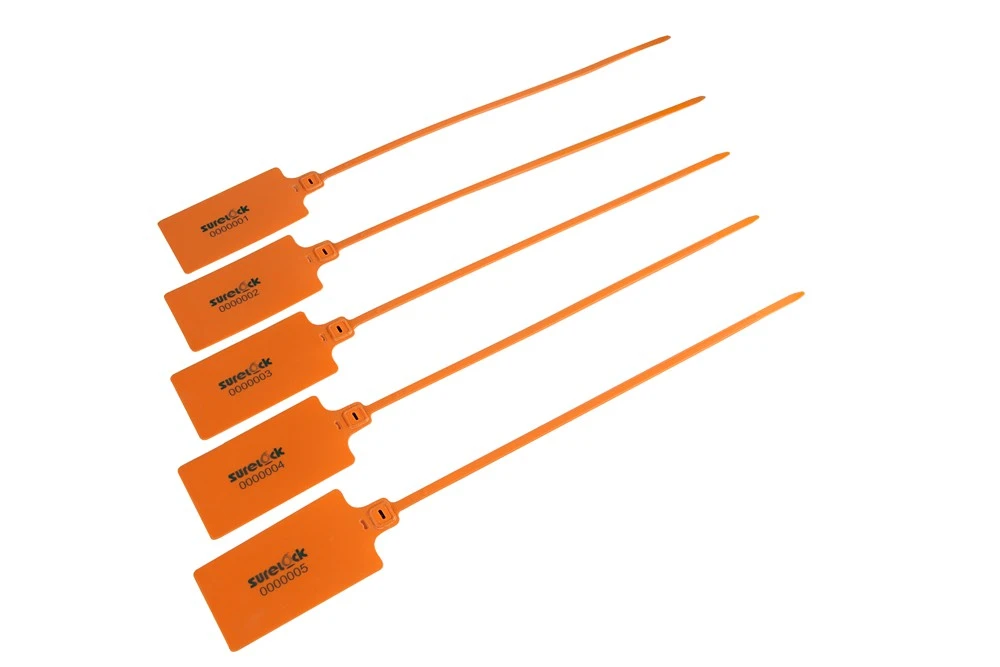 Metal Lock Security Seal Jumbo Tag Technical Drawing