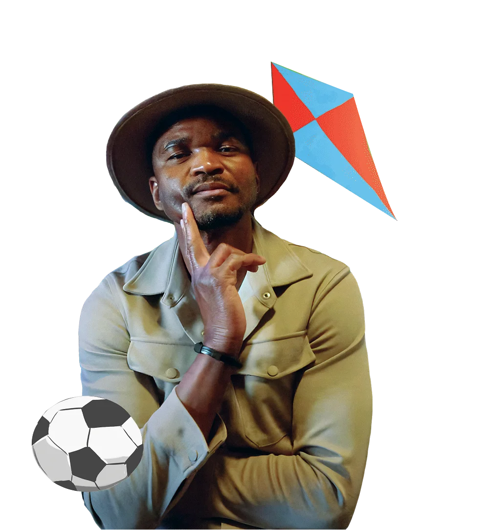 Paulo portrait shit touching his chin 