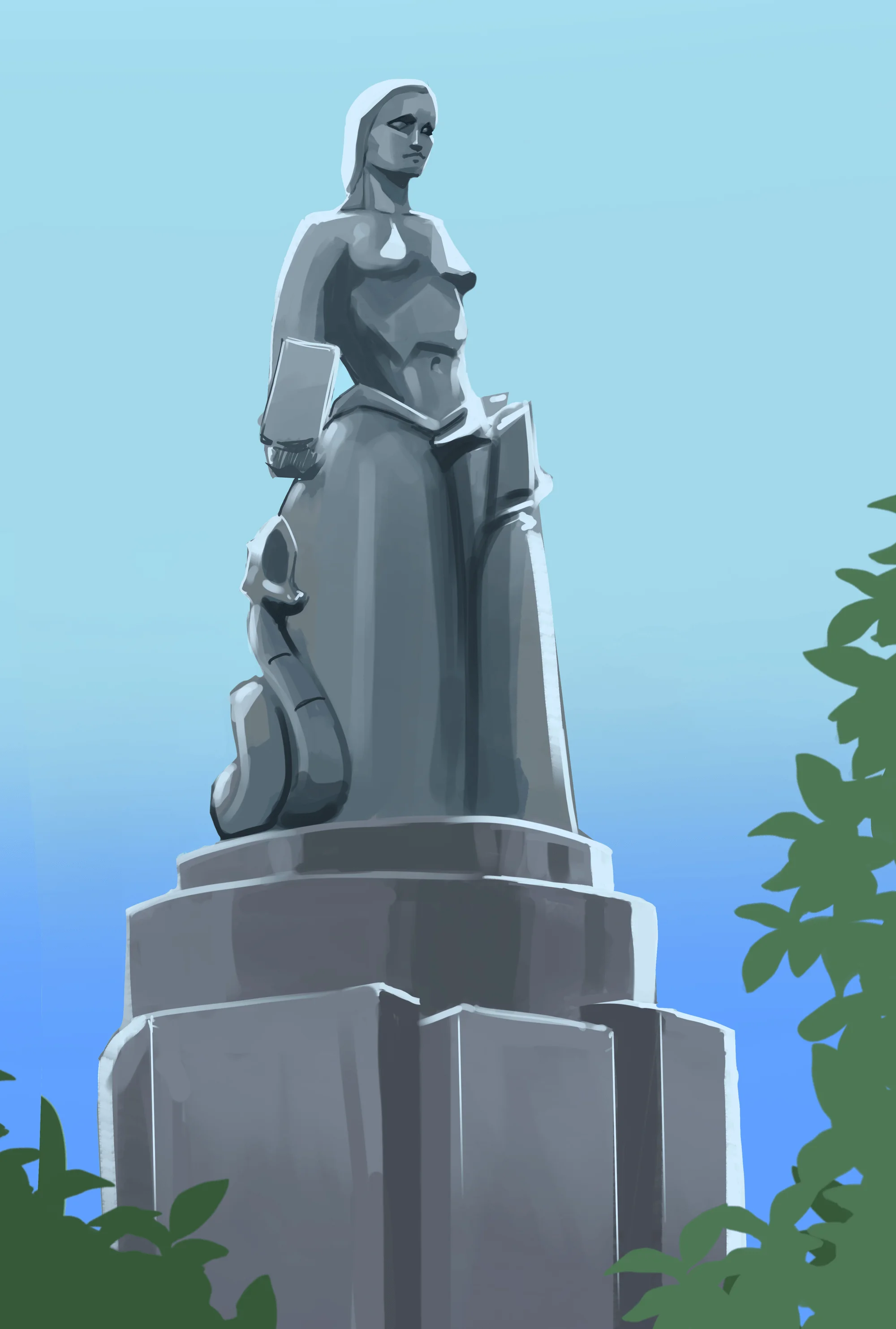 Statue Cartoon