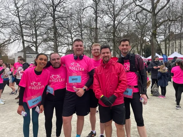 Collaborateurs participants à la course Odysséa 2025