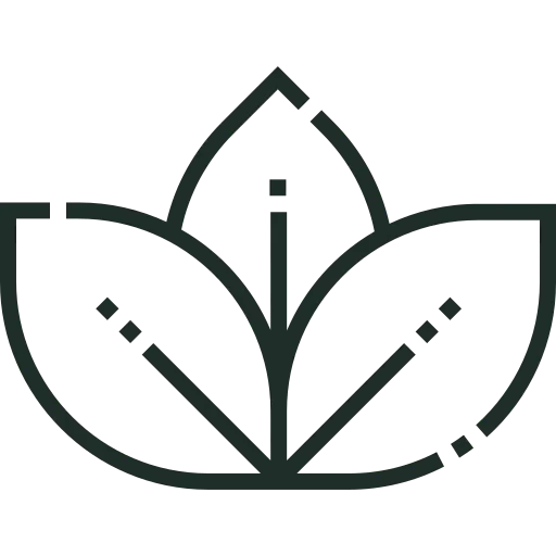 Ikona troch prekrížených listov.