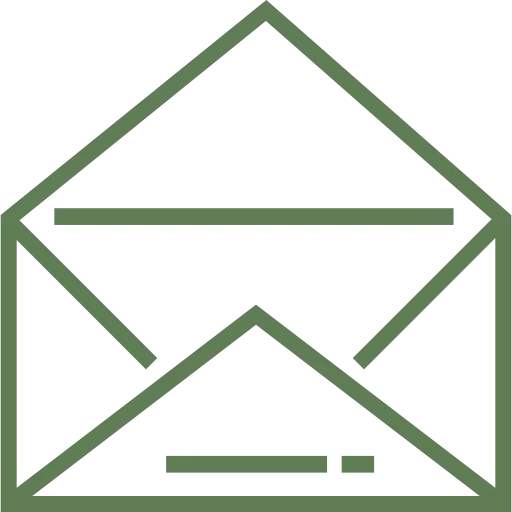 Ikona otvorenej obálky symbolizujúca e-mail.