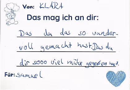 An image of a testimonial