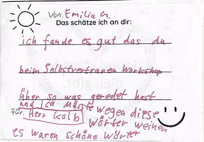 An image of a testimonial