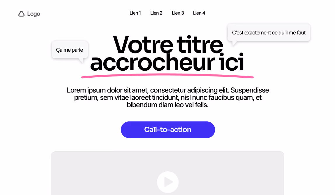 Un message qui parle à votre cible