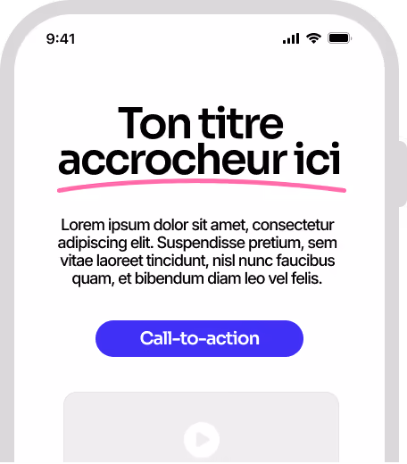Une expérience mobile irréprochable