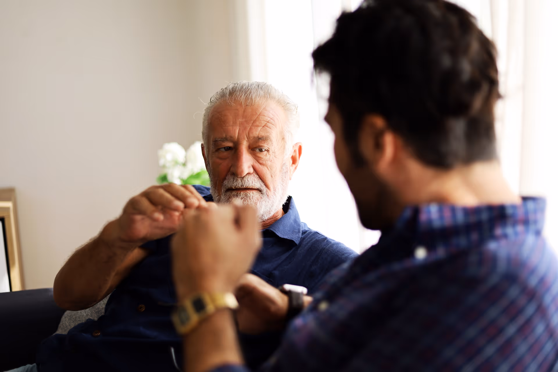 Why Talking Matters - 2 men talking