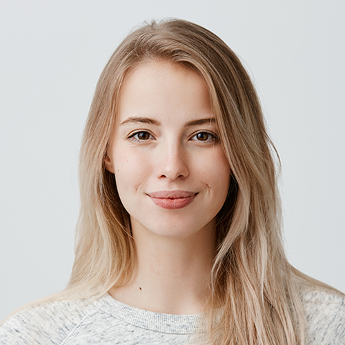 woman with blonde hair