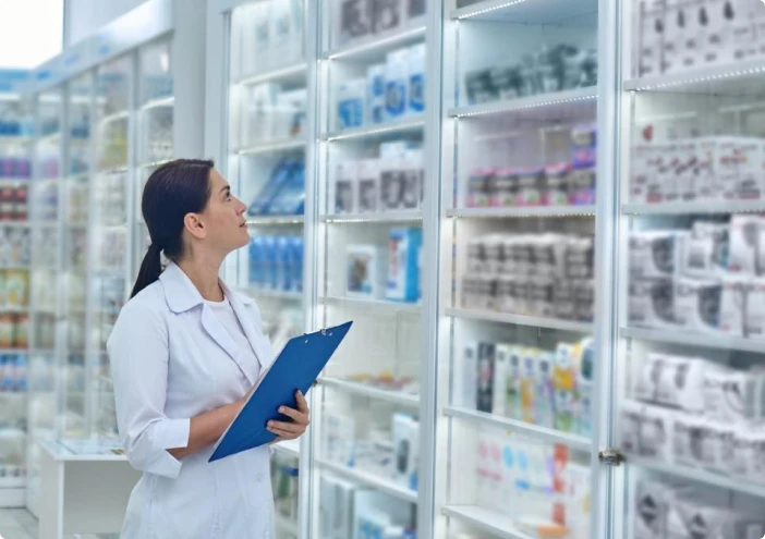 Two people having a meeting