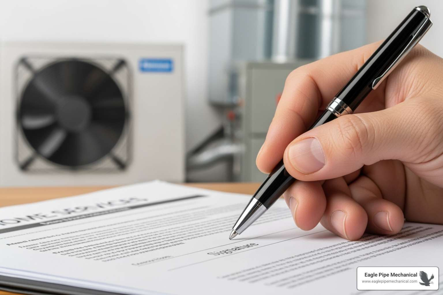 Signing on the Dotted Line: A Guide to HVAC Service Contracts