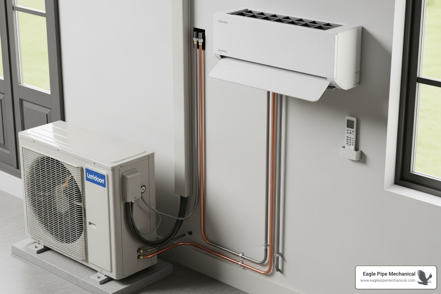 key components of a ductless system - ductless installation port orchard