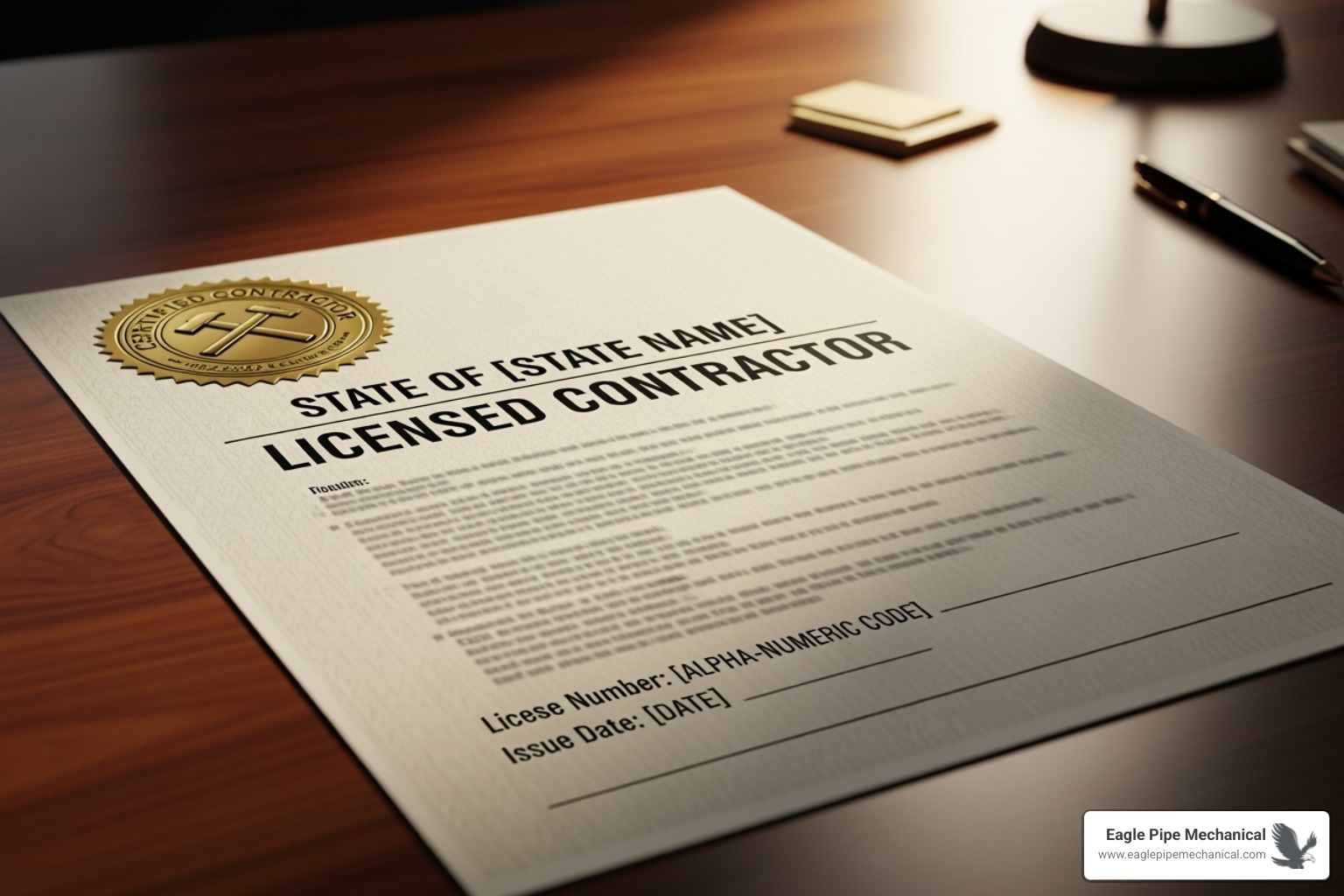 generic contractor license document from Washington State - Which contractors are licensed for gas line installation in Kingston, WA?"