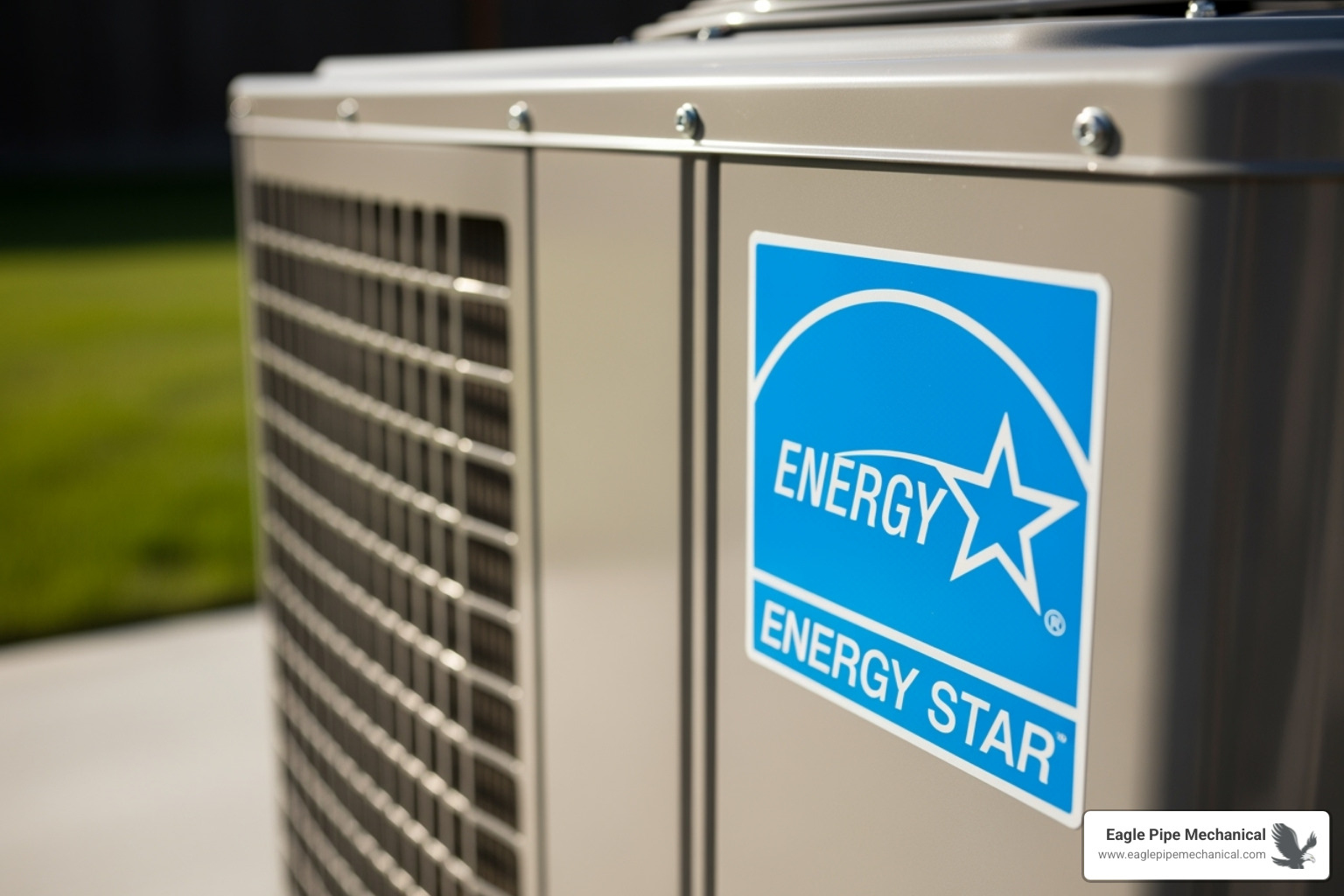 ENERGY STAR logo on an HVAC unit - HVAC financing options