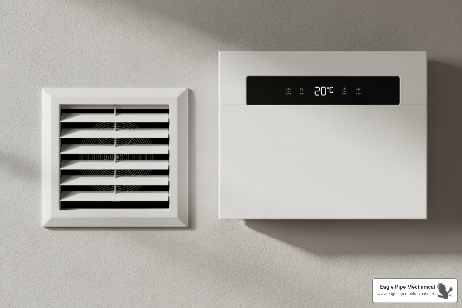 ducted vent vs wall-mounted ductless unit - Heat pump Gig Harbor