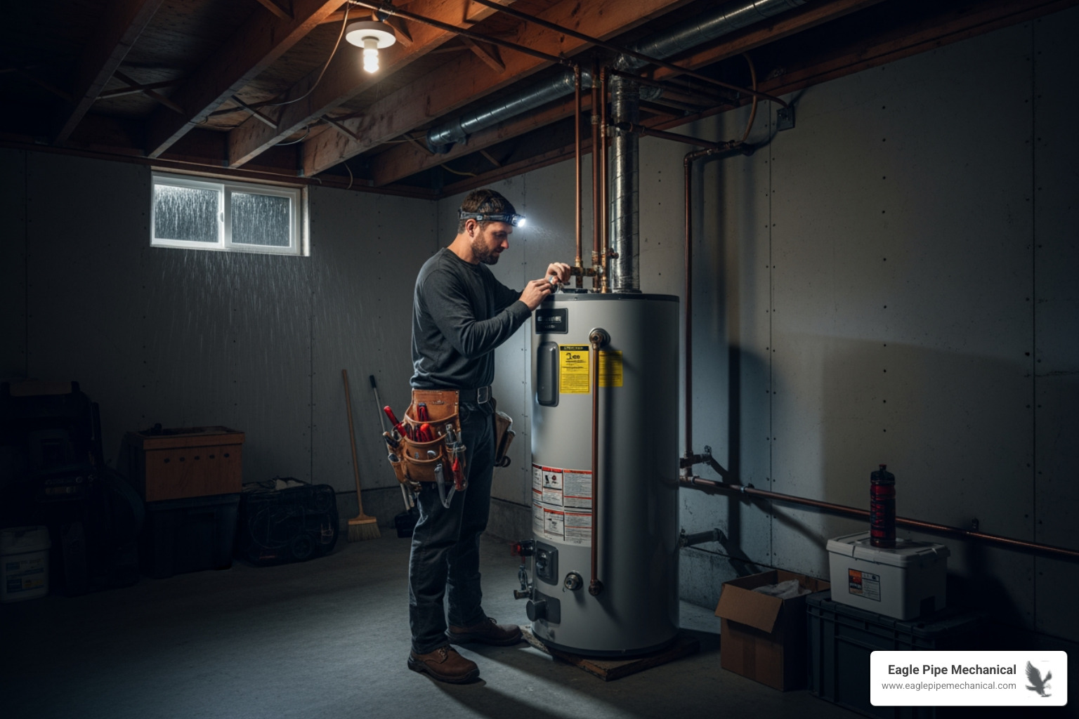 Infographic showing three urgent warning signs for water heater replacement: a leaking water heater tank with water pooling at the base, a faucet with no hot water coming out, and a glass of rusty discolored water, each with clear labels and simple icons - 24 hour water heater installation in poulsbo, wa Infographic showing three urgent warning signs for water heater replacement: a leaking water heater tank with water pooling at the base, a faucet with no hot water coming out, and a glass of rusty discolored water, each with clear labels and simple icons - 24 hour water heater installation in poulsbo, wa