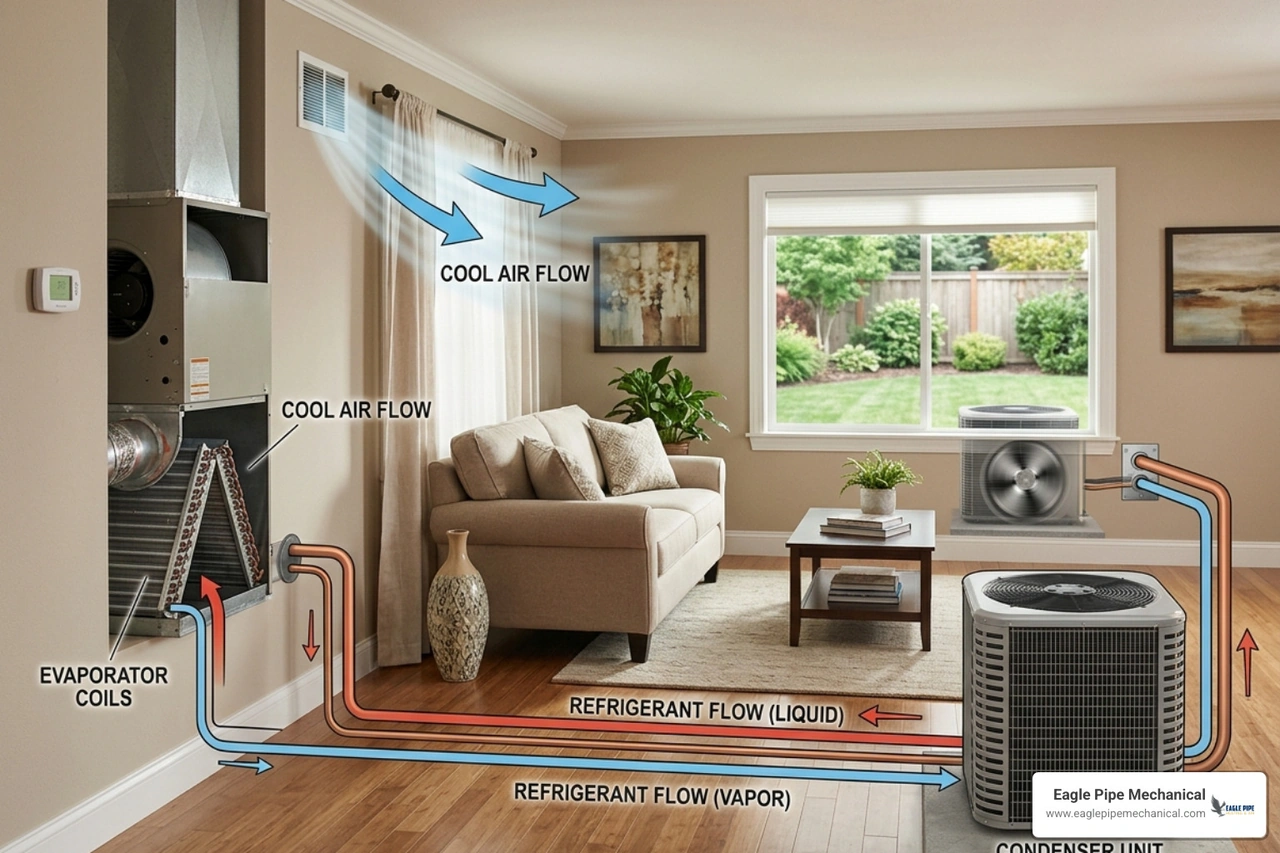 Heat In, Heat Out: How Refrigerant Works Its Magic