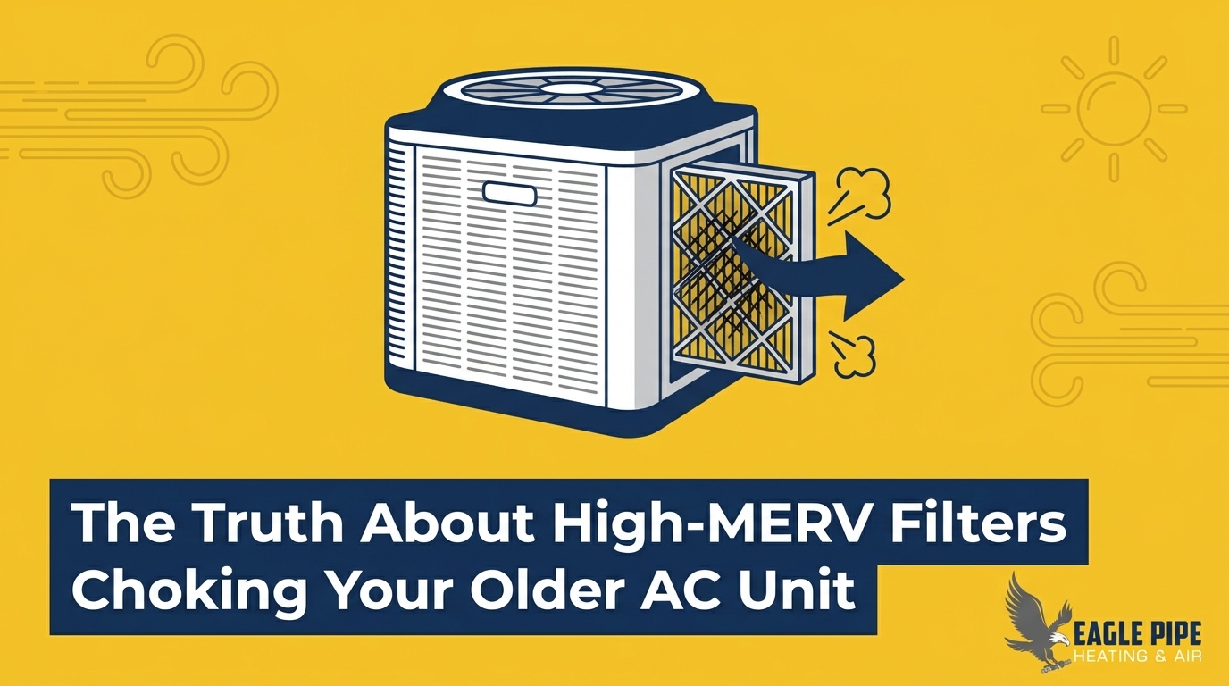 The Truth About High-MERV Filters Choking Your Older AC Unit