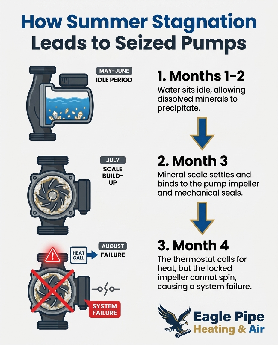 How Summer Stagnation Leads to Seized Pumps