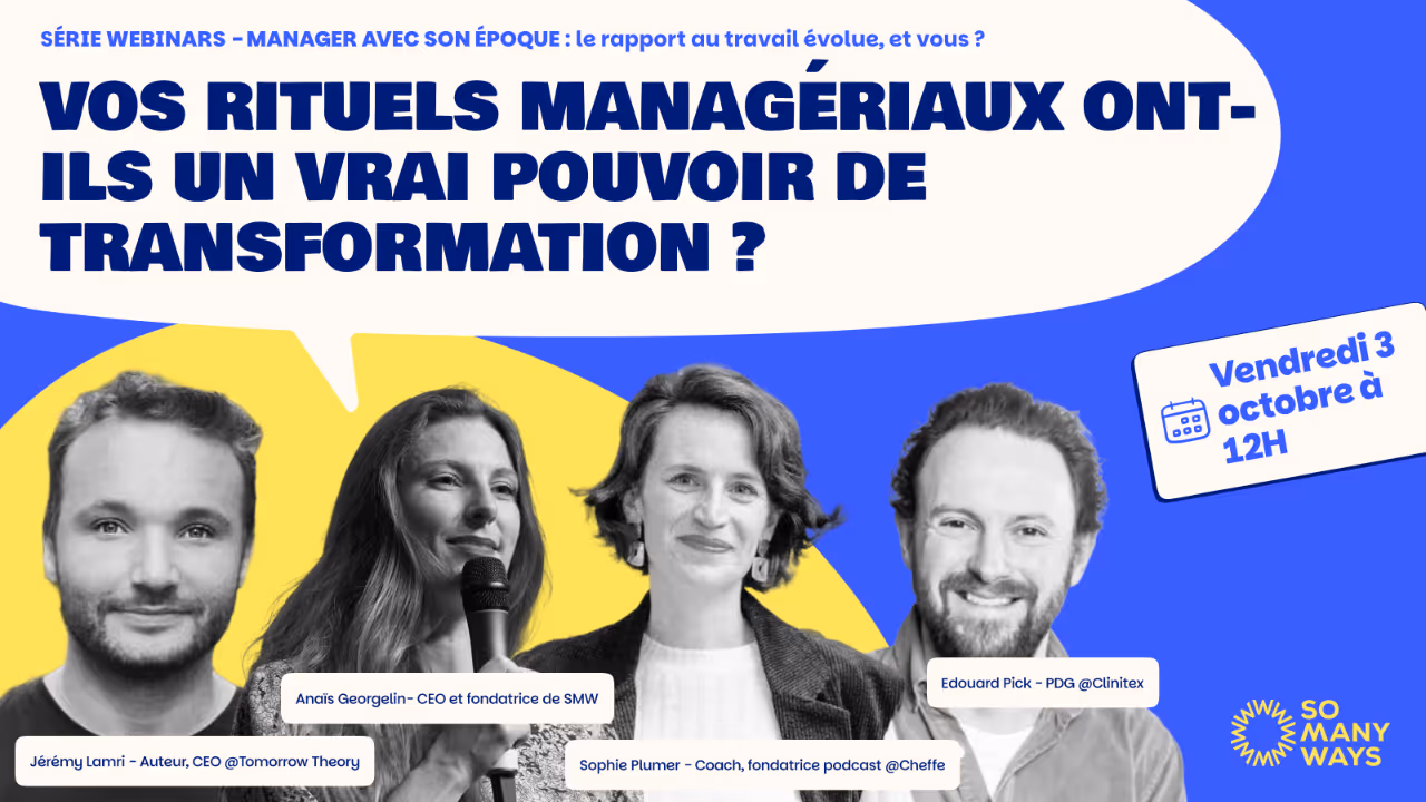 Vos rituels managériaux ont-ils un vrai pouvoir de transformation ?