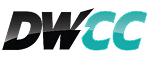 a blue and black logo