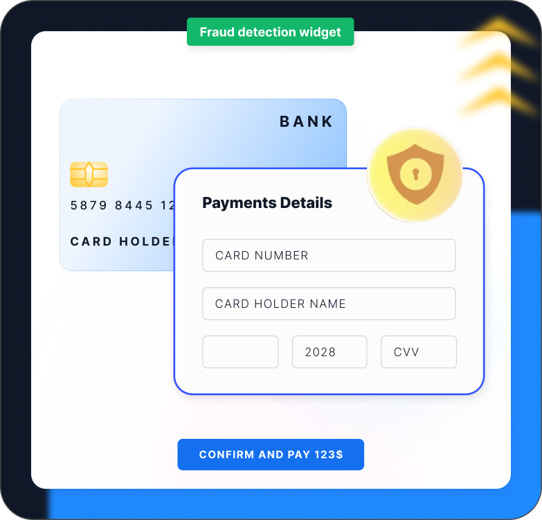 A screen shot of a credit card.