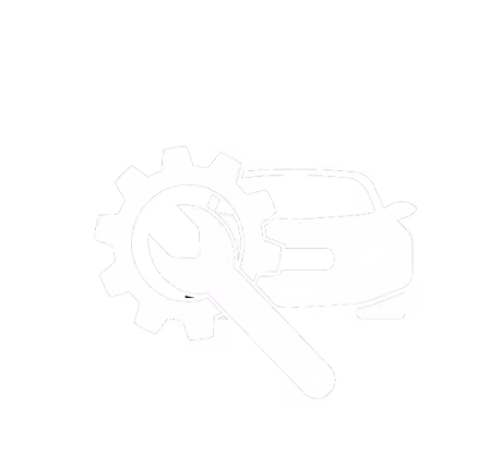 Icon Auto mit Zahnrad und Schraubenschlüssel
