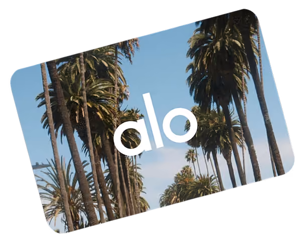 alo yoga card