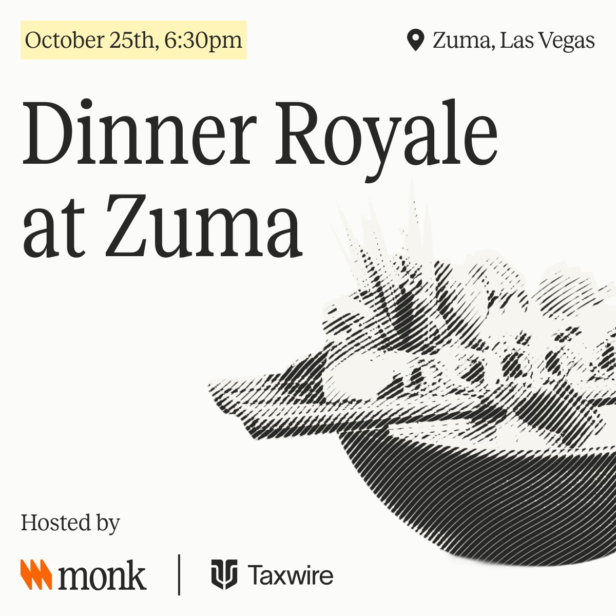 Dinner Royale at Zuma cover