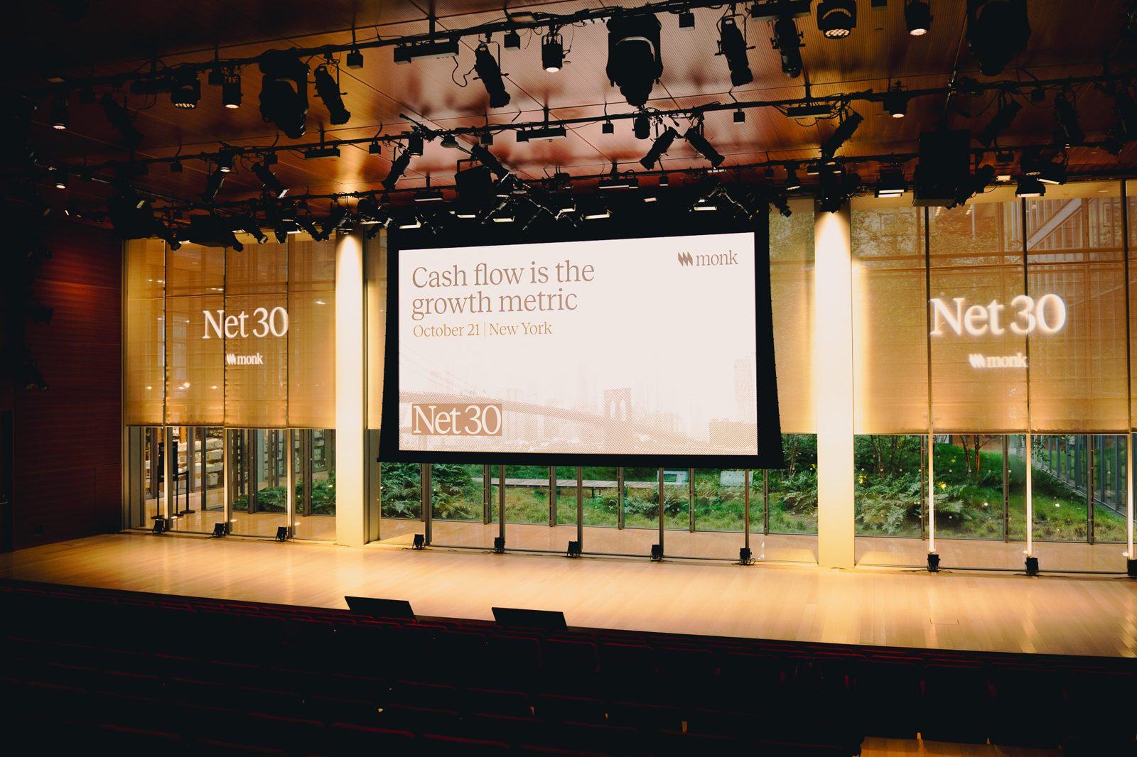 Net 30 stage at The Times Center