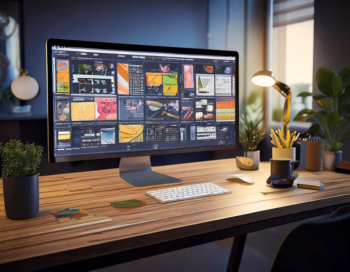 Computer Workstation Image