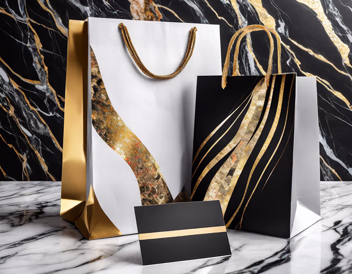 Shopping Bag of a Luxury Brand Image