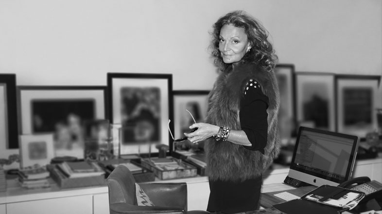 Diane von Furstenberg is a fashion designer and creator of The DVF Awards, which provide exposure and resources to women working on behalf of other women.