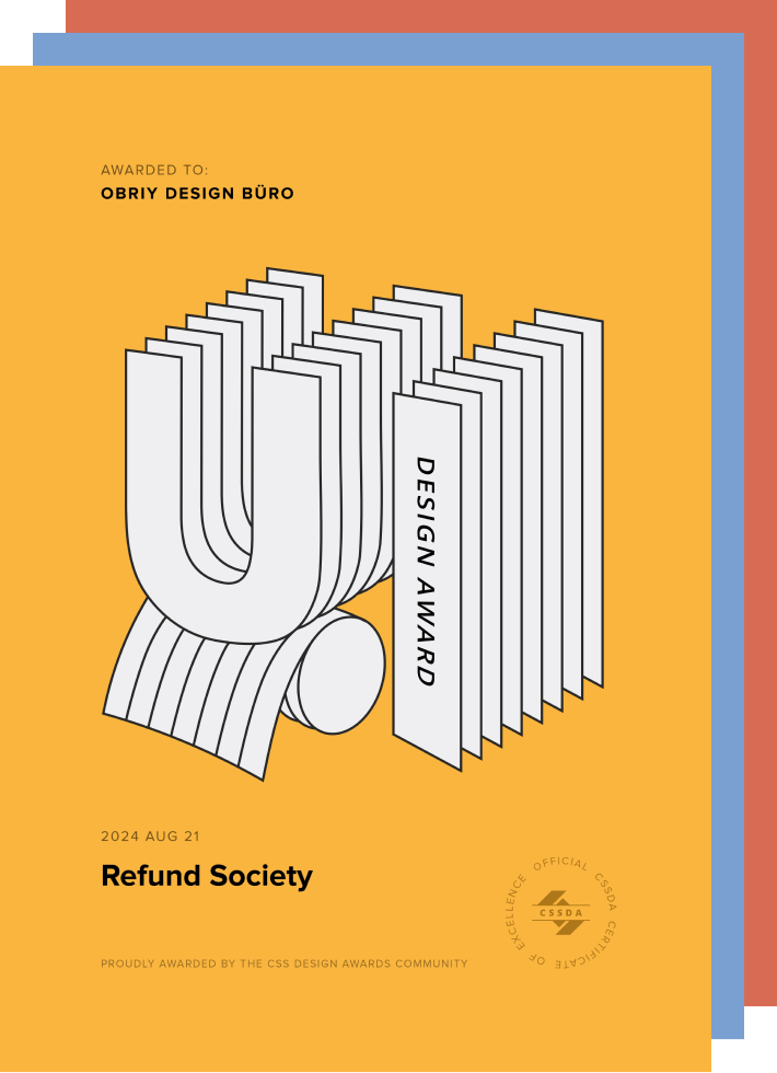 Refund [$RFD] | Best UI, Best UX, Best Innovation | CSSDA