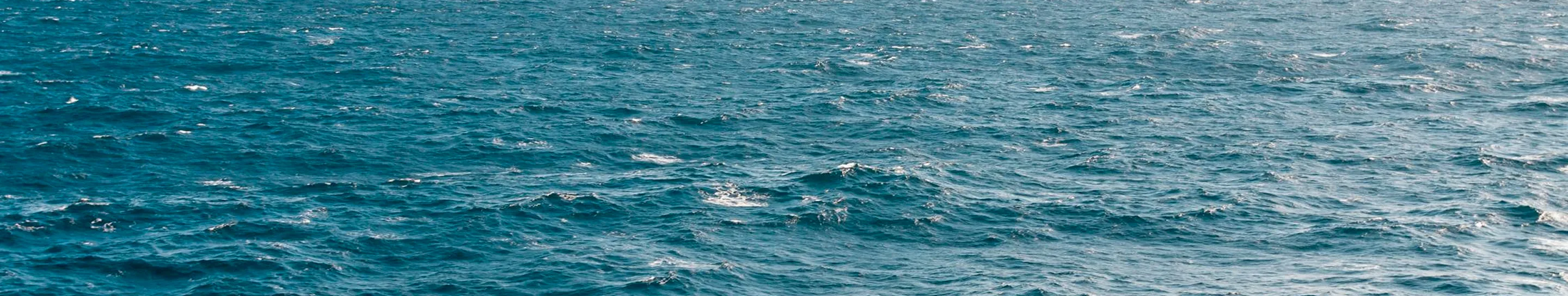 A large body of water with a boat in the distance.