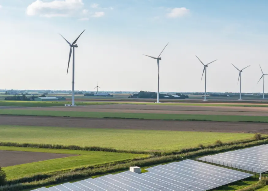 Windpark Anlage