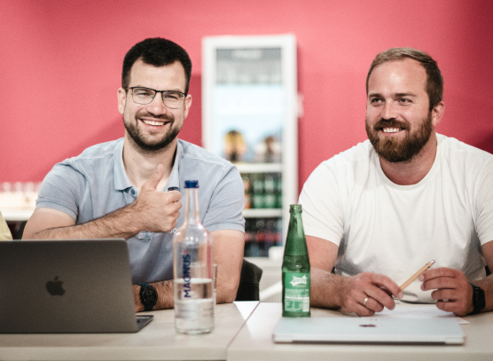 metergrid Mitarbeiter Workshop für Mieterstromumsetzungen (l.) Pascal Stephan (r.) Jan Ramm
