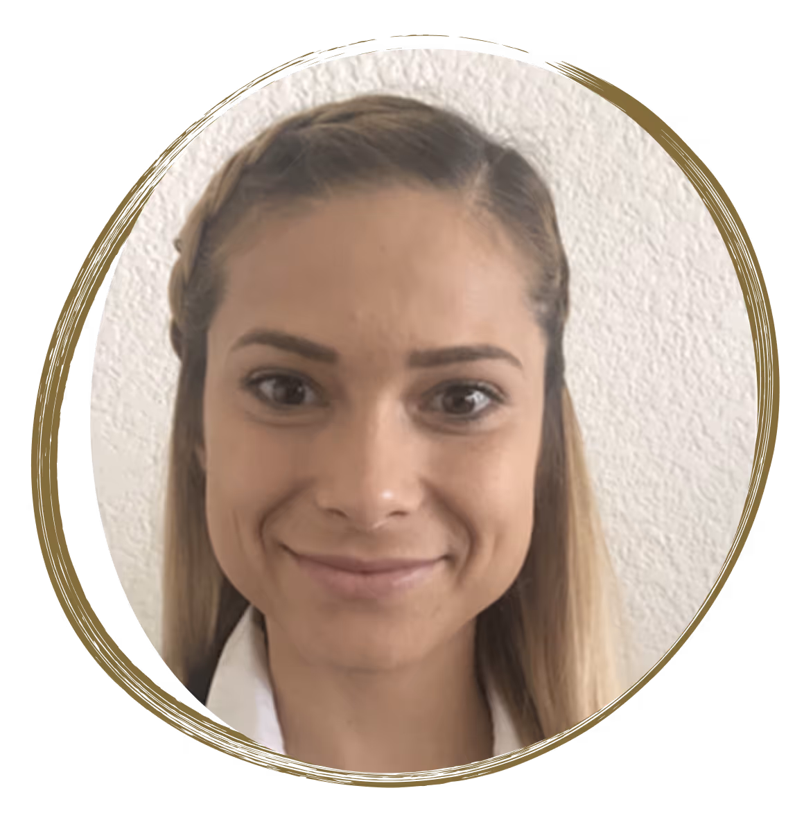 Portrait of Nicole (Nikki) Ashkar, with straight blonde hair, wearing a black blazer and white shirt. The card highlights the badge “Clinical excellence” and her focus on culturally responsive practices and clinical excellence.